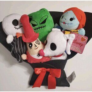 Nightmare Before Christmas Jack Sally Zero Mayor Valentine's Plushie Bouquet